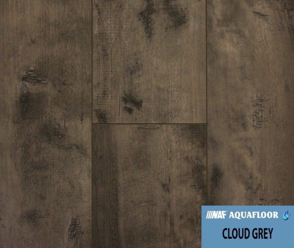 NAF AquaFloor Vinyl Plank Flooring - CLOUD GREY