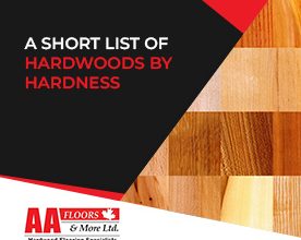 list of hardwoods by hardness