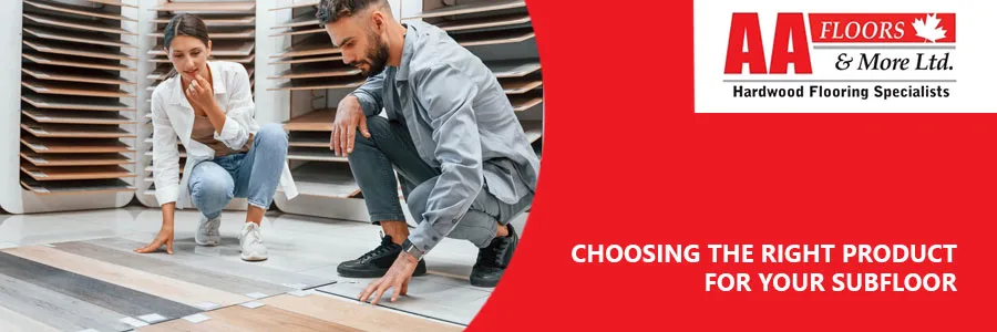 LVP Flooring Subfloor